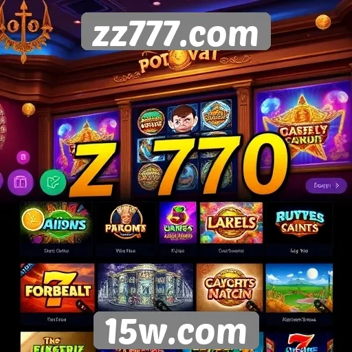 Variedade de jogos disponíveis no zz777.com